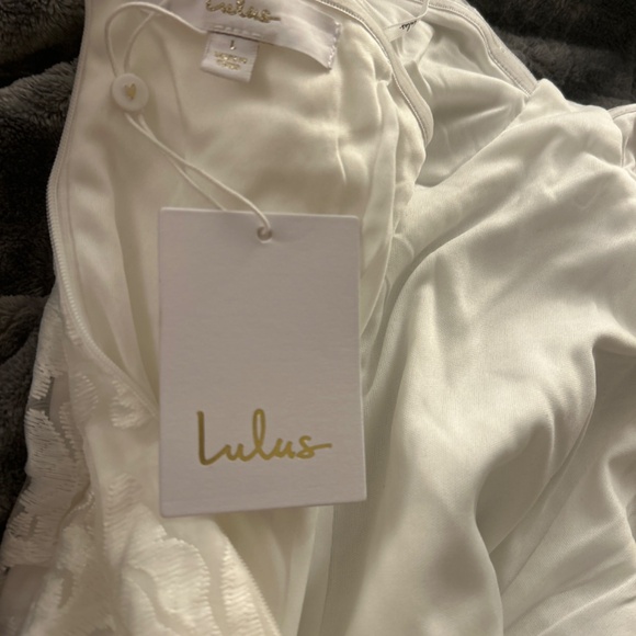 Divine Devotion White Embroidered Pleated Strapless Maxi Dress Lulus - Picture 3 of 3